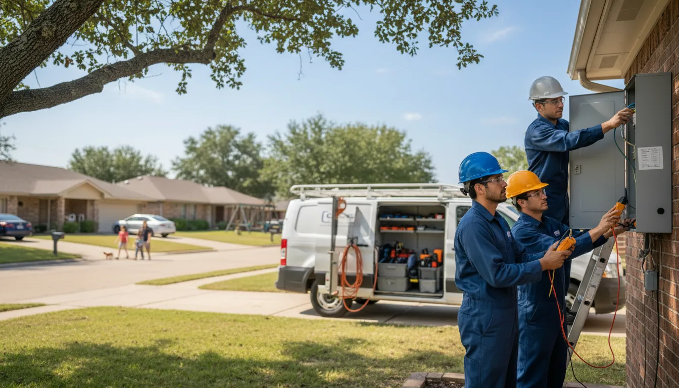 Certified electrician providing emergency electrical services in Canton, SD